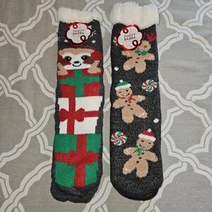 Womens slipper socks (2 pairs)